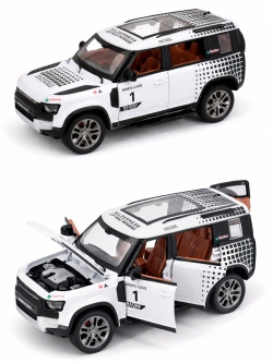 Радиоуправляемая машина Land Rover Defender 1:22 металл - HCL-3810-ORANGE