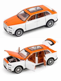 Радиоуправляемая машина Rolls-Royce Cullinan 1:22 металл - HCL-3806-WHITE
