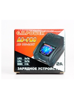 Универсальное зарядное устройство G.T.Power A3PRO-V2 LiPo/NiMh (220В/2A/2-3S) Tamiya/Mini Tamiya - GTP-A3-PRO-V2