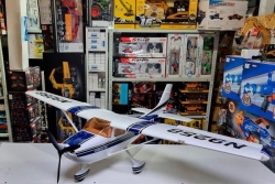 Радиоуправляемый самолет Top RC Cessna 182 синяя 1410мм 2.4G 6-ch LiPo RTF top095C