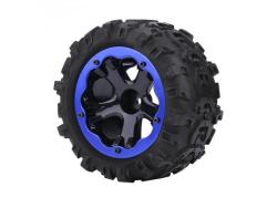 Колесо в сборе для Remo Hobby RH8035/36 (левое синее), 1шт., P3978B-L