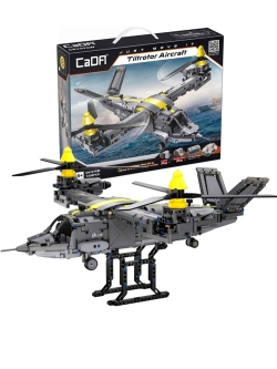 Конструктор CADA конвертоплан Tiltrotor Aircraft (1436 деталей) C61076W