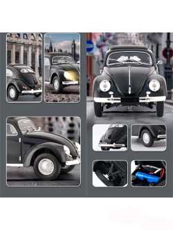 Радиоуправляемая машина WPL mini Beetle 1:16 2.4G RWD - D62-Blue
