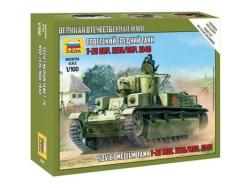 Модель Сборная ZVEZDA Советский легкий танк Т-28, 1:100