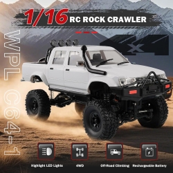 Радиоуправляемая машина WPL трофи краулер RTR 1/16 2.4G 4WD (LED фары) - WPL-C64-1