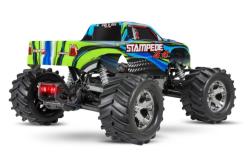 Радиоуправляемая машина монстр TRAXXAS Stampede TQ Fast Charger Blue 4x4 4WD RTR масштаб 1:10 2.4G - TRA67054-61-BL