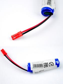 Аккумулятор Li-Po 500mAh, 3.7V JST для Huina 1337, 1338, 1516, 1517, 1556, 1557, 1558, HNB13378