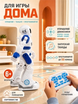 Радиоуправляемый интерактивный робот 26 см - ZYA-A2746-BLUE