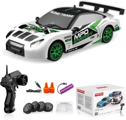 Радиоуправляемая машина для дрифта Nissan 350Z (19 см, 15 км/ч, сменные колеса, фишки) - SC24A11