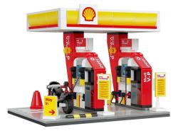 Конструктор CaDA автозаправочная станция Shell (305 деталей) C66028W