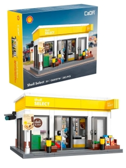 Конструктор CaDA минимаркет Shell Select (303 детали) C66027W