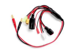 Кабель для зарядного устройства Banana - TRX/Tamiya/JST/T-plug/Mini Tamiya/XT60 - GTP-500