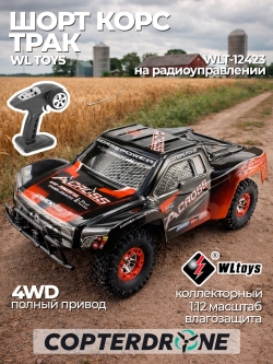 Радиоуправляемый шорт-корс WLToys 4WD RTR 1:12 2.4G WLT-12423