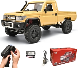 Радиоуправляемая машина MN MODEL, внедорожник Land Cruiser масштаб 1:12, 2,4 ГГц, RTR, 4WD - MN-82 Yellow
