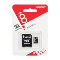 Карта памяти Micro SDHC 8Gb class 10