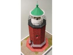 Сборная картонная модель Shipyard маяк Rotes Kliff Lighthouse (№60), 1/87 - MK029