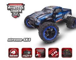 Радиоуправляемая машина монстр Remo Hobby Monster 1:8 Brushless Tuning Dinasaurus Master RTR RH8036-BLUE