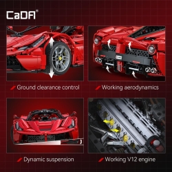 Конструктор CaDA MASTER спорткар Hyper Car, 4739 элементов - C61505W