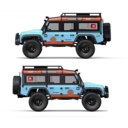 Радиоуправляемая машина краулер MJX Defender Hyper Go 1/8 Трофи модель Brushless 4WD 2.4G LED - MJX-H8H-BLUE