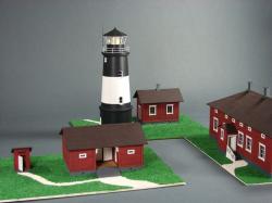 Сборная картонная модель Shipyard маяк Lighthouse Ulkokalla (№18), 1/72 - ML018