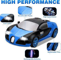 Радиоуправляемая машина для дрифта Bugatti Veyron (19 см, 15 км/ч, сменные колеса, фишки) - SC24A04