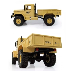 Конструктор для сборки краулера WPL Military Truck масштаб 1:16 KIT - WPLB-14K-Yellow