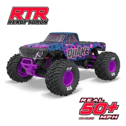 Радиуоправляемый монстр трак Arrma Quake 223S DSC 1/10 RTR Brushless, Фиолетовый - ARA3537T3