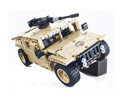 Радиоуправляемый конструктор военный джип QiHui Technics QH8014