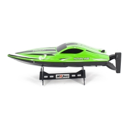 Радиоуправляемый катер HJ toys / HongXunJie Chasing Waves PRO с сумкой (41 см, 55 км/ч, Brushless) - HJ818PRO-GREEN-BAG