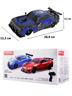 Радиоуправляемая машина для дрифта HB Ford Mustang (4WD, свет, пар, акб, 1:16) - SC16A18