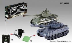 Радиоуправляемый танковый бой Zegan Russian Type 90 v2 и German King Tiger v2, масштаб 1:28 2.4GHz - ZEG99825