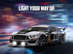 Радиоуправляемая машина для дрифта HB Ford Mustang (4WD, свет, пар, акб, 1:16) - SC16A05-1