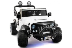 Детский электромобиль Jeep Wrangler White 2WD - SX1718-S