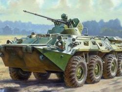 Модель Сборная ZVEZDA Российский бронетранспортер БТР-80А, 1:35