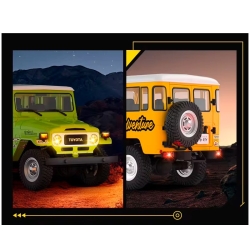 Радиоуправляемая машина внедорожник HG HG4-50 TRASPED RTR 1/16 2.4G 4WD (TOYOTA Land Cruiser FJ40 1983) - HG4-50-Y