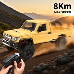 Радиоуправляемая машина MN MODEL, внедорожник Land Cruiser масштаб 1:12, 2,4 ГГц, RTR, 4WD - MN-82 Yellow