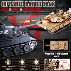 Радиоуправляемый танк Heng Long US M1A2 Abrams Pro V7.0 масштаб 1:16 RTR 2.4G - 3918-1Pro V7.0