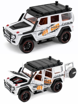 Радиоуправляемая машина Mercedes G500 1:22 металл - HCL-3801-WHITE