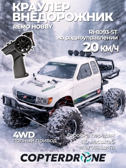 Радиоуправляемая машина краулер Remo Hobby Trial Rigs Truck 4WD RTR 1:10 2.4G - RH1093-ST