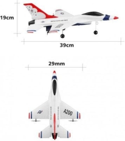 Радиоуправляемый самолет XK F-16B LiPo EPP - XK-A200