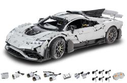 Радиоуправляемый конструктор CADA гоночный автомобиль Mercedes-AMG ONE, 4WD, 3295 элементов - C61503W