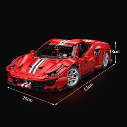 Конструктор CADA Ferrari 488, 3187 деталей - C61043W