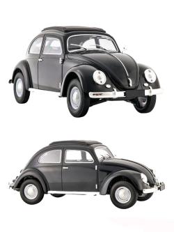 Радиоуправляемая машина WPL mini Beetle 1:16 2.4G RWD - D62-Black