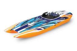 Радиоуправляемый катер TRAXXAS DCB M41 Widebody TSM Orange - TRA57046-4-OR