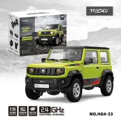 Радиоуправляемая машина внедорожник HB Suzuki Jimny PRO 1:16 4WD RTR (свет, выхлоп, Li-Po 5C) - HG4-53-PRO-GREEN