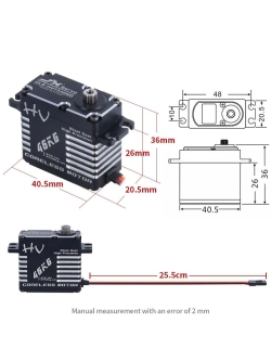 Сервомашинка цифровая JX Servo CLS-HV7323MG (73г/23.9/0.12/7.4V) Full metal CLS-HV7323MG
