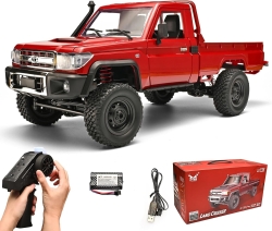 Радиоуправляемая машина MN MODEL, внедорожник Land Cruiser масштаб 1:12, 2,4 ГГц, RTR, 4WD - MN-82 Red