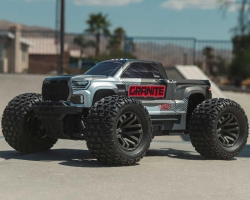 Радиуоправляемый монстр трак Arrma Granite 4x4 V4 223S DSC 1/10 RTR бесщеточный, Серый