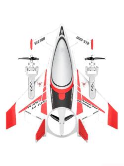 Радиоуправляемый самолет дрон XK Innovation SCI Fi Sky VTOL 3D6G 8ch - QIDI-570-RED