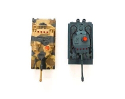 Радиоуправляемый танковый бой Huan QI 508C Tiger vs Leopard масштаб 1:24